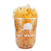 rau má mix, bánh tráng mix tôm hành