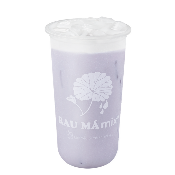 rau má mix, khoai môn sữa dừa