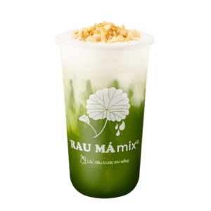 rau má mix, rau má hạt macca mix sữa hạt sen
